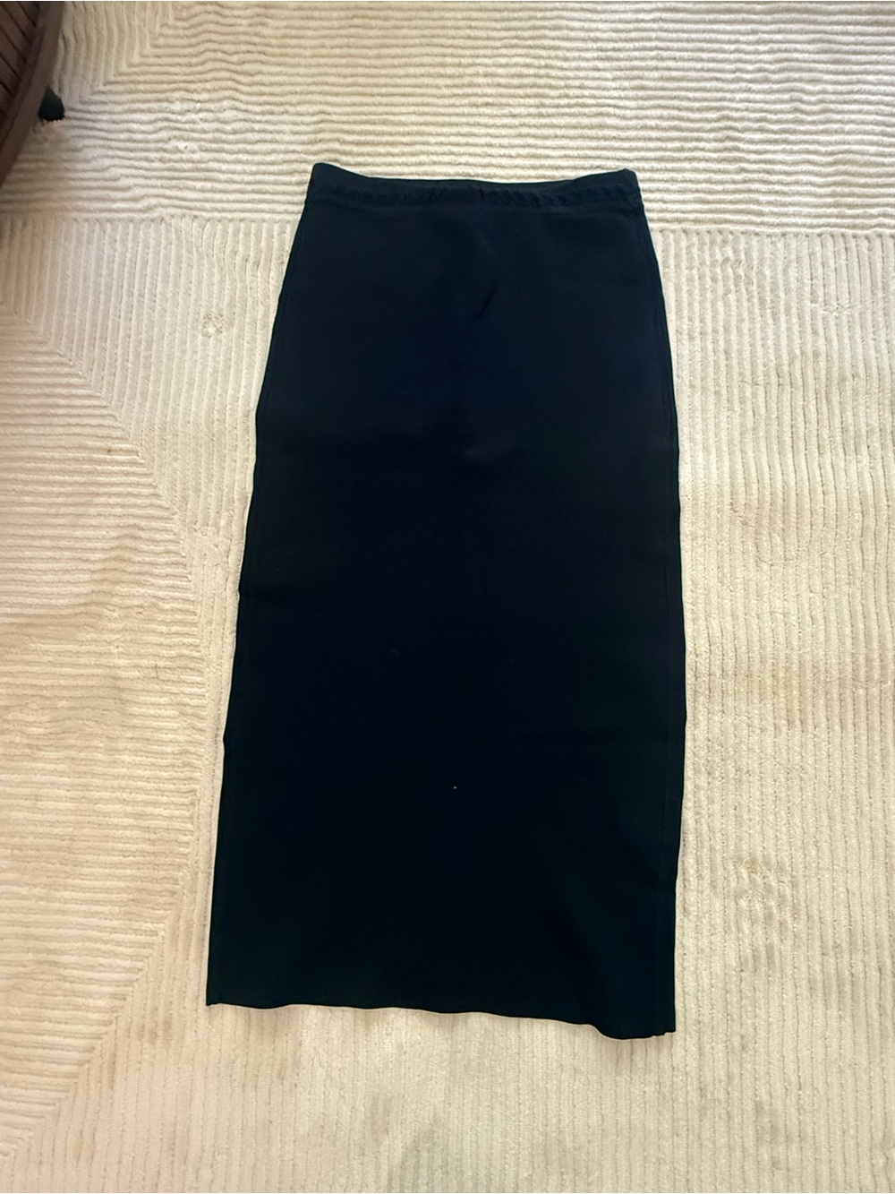 Sandro Black Midi Pencil Skirt